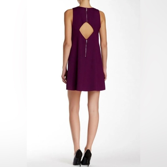 Alice + Olivia Serina Open-Back Mini A Line Dress - Picture 2 of 11